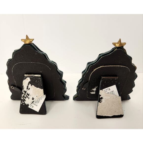 Lot of 7 Vintage Christmas Photo Frames Holiday Decor Snowman Bear Reindeer Tree - Picture 5 of 9